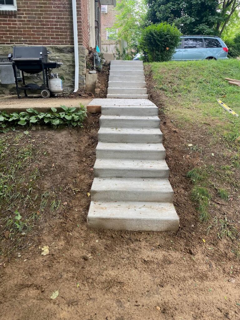 concrete stairs concrete stairs