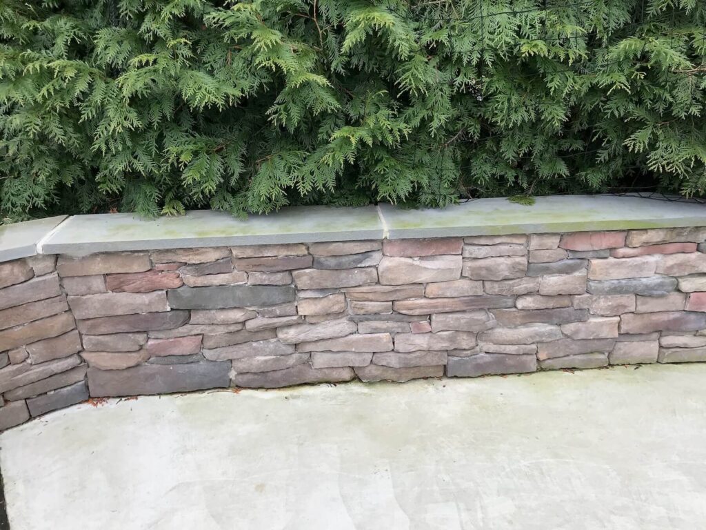 concrete stone wall concrete stone wall